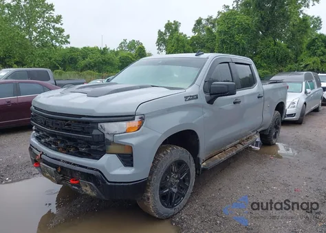 2024 Chevrolet Silverado 1500 4Wd Standard Bed Custom Trail Boss из США, поврежденный, VIN 3GCPDCEK2RG197468